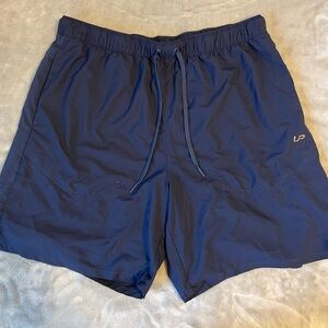 Blue breathable shorts